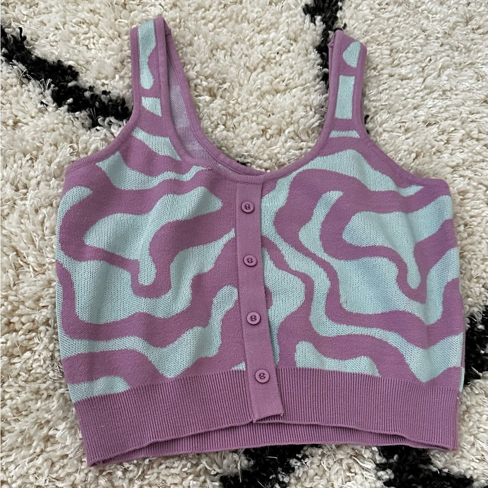 Cropped Sweater Shirt